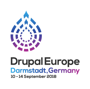 Drupal Europe logo (stacked version)